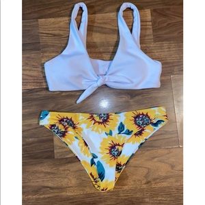 Sunflower Bikini Set Size Medium